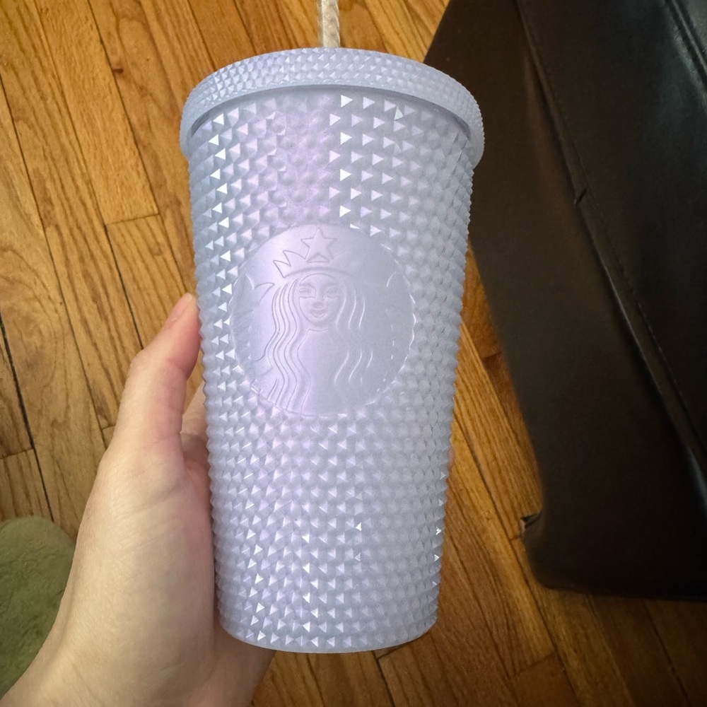 Starbucks Purple Studded Tumbler 2021 Holiday Studded Icy Lilac Violet Plastic